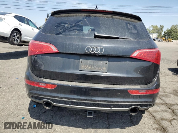 2012 Audi Q5 3.2L Premium Plus with VIN WA1DKAFP0CA038200, listed as a Copart auction lot 54068855 with 193,255 mi miles and Clean Title. Bid and sale history available at carsss.com. Image 6.
