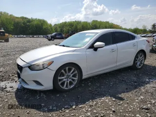 2016 Mazda Mazda6 i Touring with VIN JM1GJ1V51G1456728, listed as a Copart auction lot 55581855 with 223,604 mi miles and Clean Title. Bid and sale history available at carsss.com. Image 1.