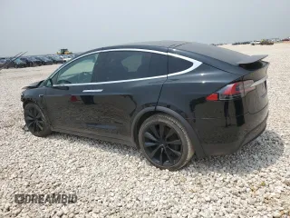 2020 Tesla Model X Long Range with VIN 5YJXCBE23LF302660, listed as a Copart auction lot 54181524 with 46,537 mi miles and Salvage Title. Bid and sale history available at DreamBid. Image 2.