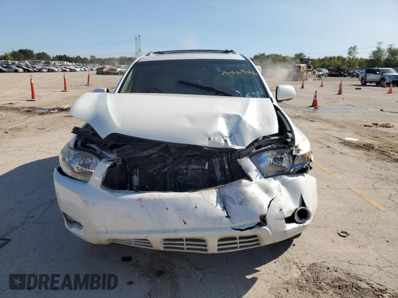 2009 Toyota Highlander Hybrid Limited with VIN JTEEW44A892032125, listed as a Copart auction lot 70589064 with 0 mi miles and Salvage Title. Bid and sale history available at carsss.com. Image 5.