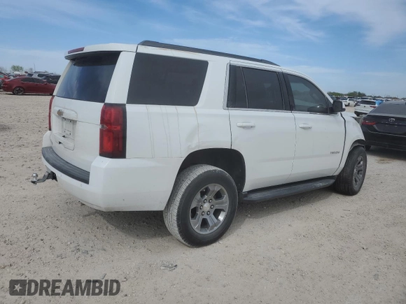 2018 Chevrolet Tahoe LS with VIN 1GNSCAEC8JR351011, listed as a Copart auction lot 49420825 with 83,322 mi miles and Salvage title. Bid and sale history available at DreamBid. Image 3.