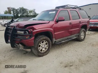 2004 Chevrolet Tahoe LT with VIN 1GNEK13Z74R292545, listed as a Copart auction lot 71078914 with 293,590 mi miles and Salvage Title. Bid and sale history available at carsss.com. Image 1.