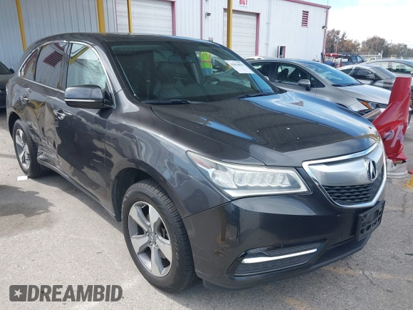 2014 Acura MDX with VIN 5FRYD4H22EB003896, listed as a IAAI auction lot 42014850 with 159,012 mi miles. Bid and sale history available at carsss.com. Image 1.