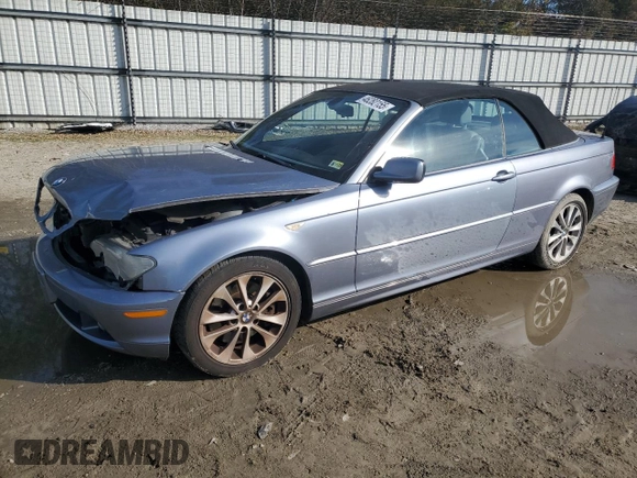 2006 BMW 3 Series 330Ci with VIN WBABW534X6PJ97811, listed as a Copart auction lot 46282155 with 232,354 mi miles and Clean Title. Bid and sale history available at carsss.com. Image 1.