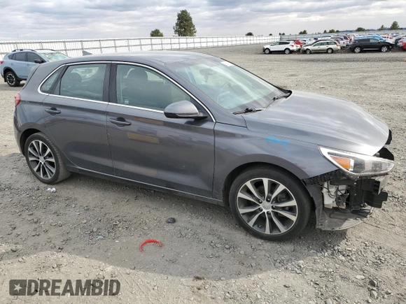 2018 Hyundai Elantra GT with VIN KMHH35LE7JU063780, listed as a Copart auction lot 69367994 with 105,083 mi miles and Salvage Title. Bid and sale history available at carsss.com. Image 4.