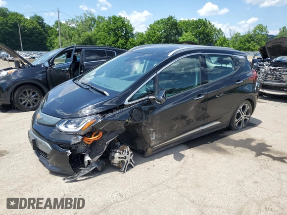 2017 Chevrolet Bolt EV Premier with VIN 1G1FX6S03H4152387, listed as a Copart auction lot 62665555 with 59,747 mi miles and Clean title. Bid and sale history available at DreamBid. Image 1.