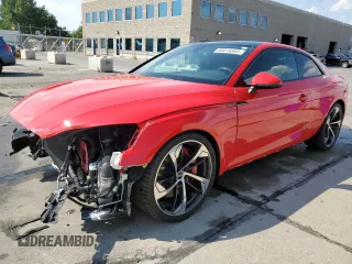 2018 Audi RS 5 z VIN WUAPWAF55JA902504, wystawiony jako Copart lot #66019344 z przebiegiem 32 018 mil mil oraz Szkody całkowita. Historia ofert i sprzedaży dostępna na DreamBid. Obrazek 1.