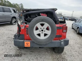 2018 Jeep Wrangler JK Unlimited Sport S with VIN 1C4BJWDG1JL854754, listed as a Copart auction lot 81710803 with 0 mi miles and Non Repairable. Bid and sale history available at carsss.com. Image 6.