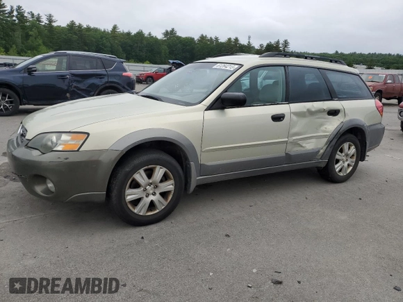 2005 Subaru Legacy Outback z VIN 4S4BP61C557336317, wystawiony jako Copart lot #61264215 z przebiegiem 156 893 mil mil oraz Szkoda całkowita • Salvage title. Historia ofert i sprzedaży dostępna na DreamBid. Obrazek 1.