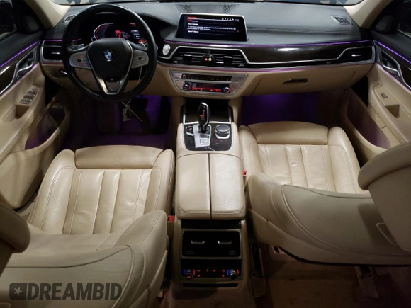 2020 BMW 7 Series with VIN DPSMN178933, listed as a Copart auction lot 53672654 with 37,383 mi miles and . Bid and sale history available at DreamBid. Image 8.