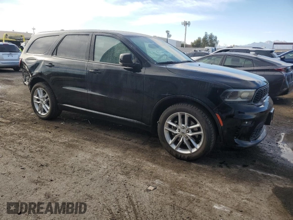 2022 Dodge Durango GT Plus with VIN 1C4RDHDG7NC182268, listed as a Copart auction lot 85221824 with 72,963 mi miles and Clean Title. Bid and sale history available at DreamBid. Image 4.