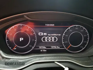 2020 Audi Q5 Premium Plus with VIN WA1BNAFY4L2016864, listed as a Copart auction lot 65943315 with 19,704 mi miles and Salvage title. Bid and sale history available at DreamBid. Image 9.