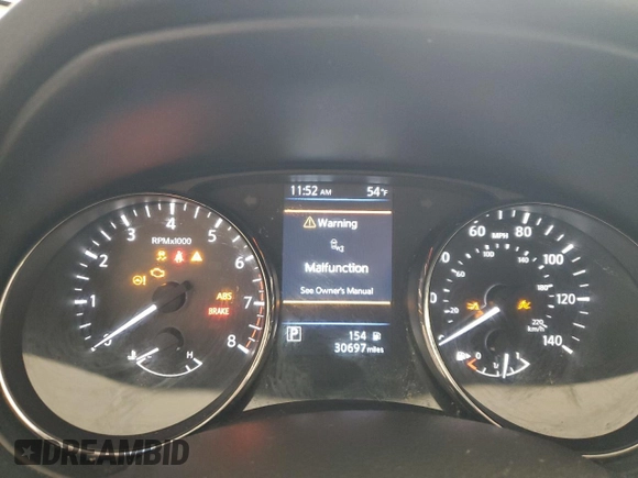 2022 Nissan Rogue S z VIN JN1BJ1AV1NW582770, wystawiony jako Copart lot #52036055 z przebiegiem 30 697 mil mil oraz Szkoda całkowita • Salvage title. Historia ofert i sprzedaży dostępna na DreamBid. Obrazek 9.