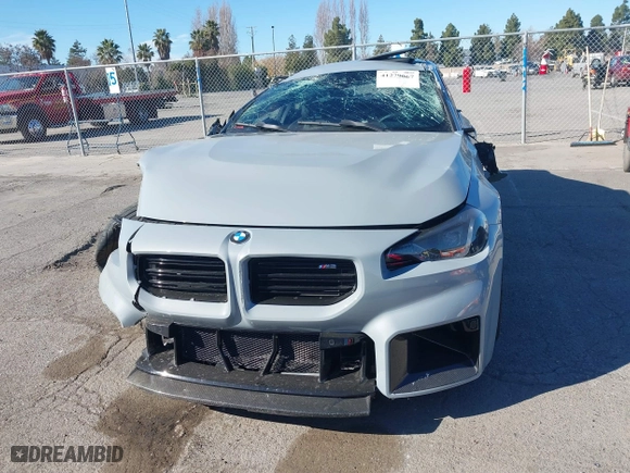 2023 BMW M2 with VIN 3MF13DM06P8D49660, listed as a IAAI auction lot 41279067 with 14,795 mi miles. Bid and sale history available at carsss.com. Image 12.