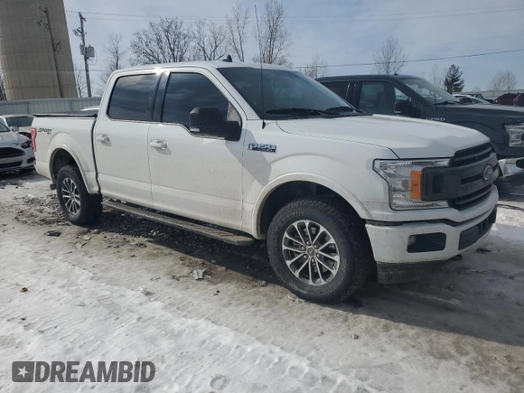 2020 Ford F-150 XL with VIN 1FTEW1EP1LFB77996, listed as a Copart auction lot 46278535 with 93,012 mi miles and Non Repairable. Bid and sale history available at DreamBid. Image 4.