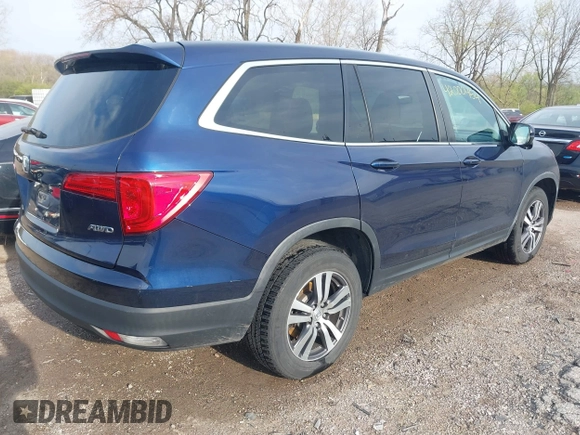2018 Honda Pilot EX-L with VIN 5FNYF6H57JB026036, listed as a IAAI auction lot 42000454 with 110,996 mi miles and . Bid and sale history available at DreamBid. Image 4.