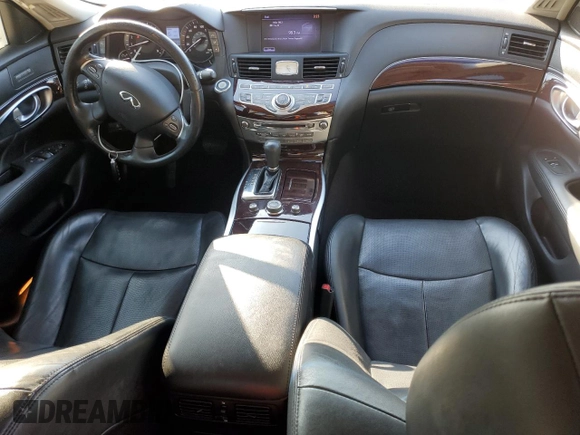 2013 Infiniti M37 with VIN JN1BY1AP0DM511986, listed as a Copart auction lot 86157824 with 125,464 mi miles and Salvage Title. Bid and sale history available at carsss.com. Image 8.