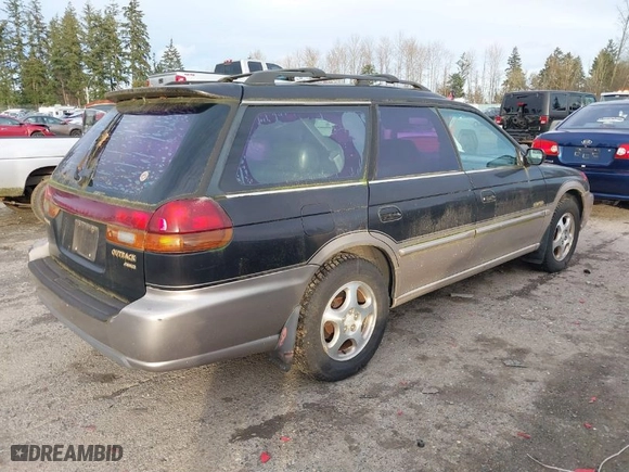 1999 Subaru Legacy Wagon Outback with VIN 4S3BG6856X7603852, listed as a IAAI auction lot 41299373 with 168,991 mi miles. Bid and sale history available at carsss.com. Image 4.