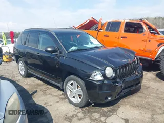 2008 Jeep Compass Sport with VIN 1J8FT47W68D711699, listed as a IAAI auction lot 41794475 with 182,700 mi miles. Bid and sale history available at carsss.com. Image 1.
