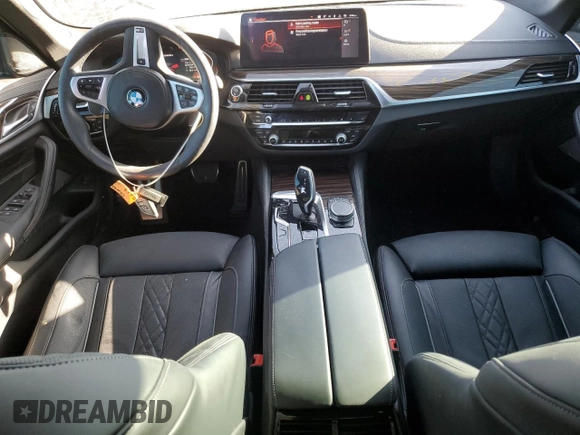2023 BMW 5 Series M550i xDrive with VIN WBA13BK08PCN51125, listed as a Copart auction lot 76781294 with 8,855 mi miles and Non repairable. Bid and sale history available at DreamBid. Image 8.