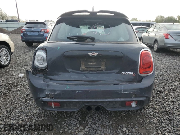 2016 MINI Hardtop 4 Door S with VIN WMWXU3C50G2B66741, listed as a Copart auction lot 52871335 with 53,653 mi miles and Salvage title. Bid and sale history available at DreamBid. Image 6.