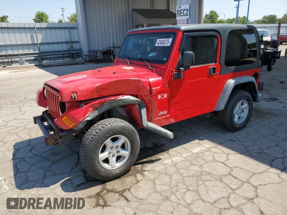 2005 Jeep Wrangler X with VIN 1J4FA39S35P360241, listed as a Copart auction lot 63486375 with 85,051 mi miles and Salvage title. Bid and sale history available at DreamBid. Image 1.