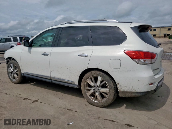 2013 Nissan Pathfinder Platinum with VIN 5N1AR2MM6DC637543, listed as a Copart auction lot 60905345 with 189,420 mi miles and Salvage title. Bid and sale history available at DreamBid. Image 2.