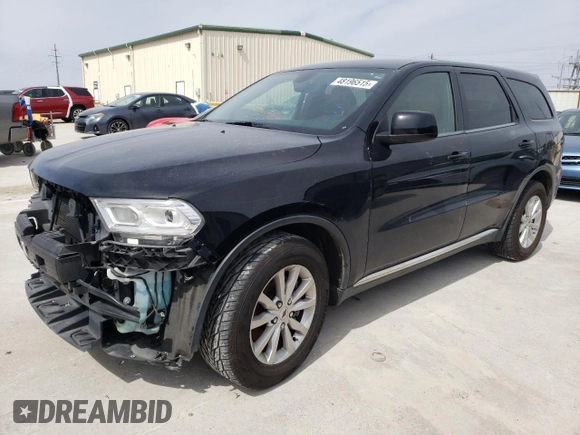 2021 Dodge Durango SXT Plus with VIN 1C4RDHAG7MC573097, listed as a Copart auction lot 48196515 with 48,874 mi miles and Clean Title. Bid and sale history available at DreamBid. Image 1.