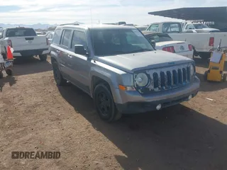2017 Jeep Patriot Sport with VIN 1C4NJPBBXHD166525, listed as a IAAI auction lot 41490408 with 135,353 mi miles. Bid and sale history available at carsss.com. Image 1.