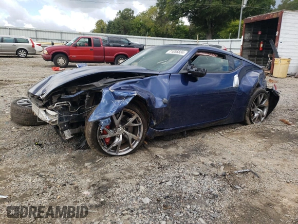 2017 Nissan 370Z Touring with VIN JN1AZ4EH5HM954735, listed as a Copart auction lot 71856834 with 50,202 mi miles and Salvage Title. Bid and sale history available at carsss.com. Image 1.