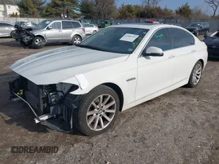 2015 BMW 5 Series 535i xDrive with VIN WBA5B3C51FD545163, listed as a IAAI auction lot 41481970 with 136,276 mi miles and . Bid and sale history available at carsss.com. Image 2.