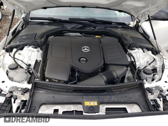 2024 Mercedes-Benz C 300 with VIN W1KAF4HBXRR186127, listed as a Copart auction lot 58901705 with 6,697 mi miles and Salvage title. Bid and sale history available at DreamBid. Image 11.
