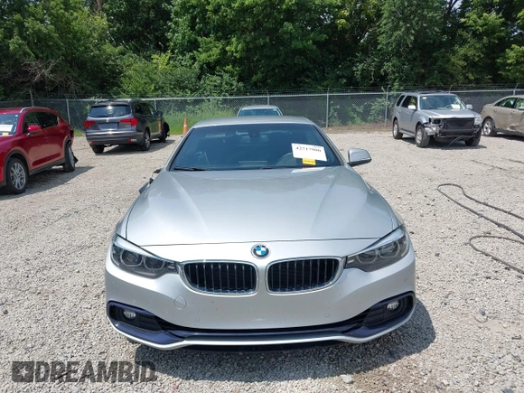 2018 BMW 4 Series 430i xDrive with VIN WBA4Z3C54JEC47932, listed as a IAAI auction lot 42717900 with 53,591 mi miles and . Bid and sale history available at DreamBid. Image 13.