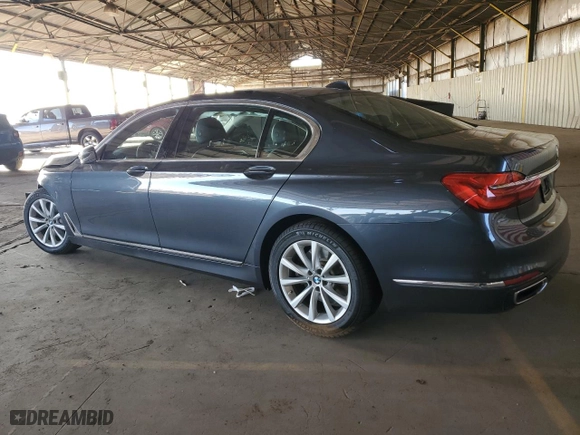 2016 BMW 7 Series 740i with VIN WBA7E2C5XGG547911, listed as a Copart auction lot 46324685 with 0 miles and Salvage Title. Bid and sale history available at carsss.com. Image 2.