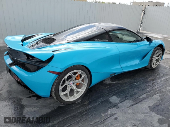 2018 McLaren 720S z VIN SBM14DCA4JW001419, wystawiony jako Copart lot #46887135 z przebiegiem 45 076 mil mil oraz Szkody całkowita. Historia ofert i sprzedaży dostępna na DreamBid. Obrazek 3.