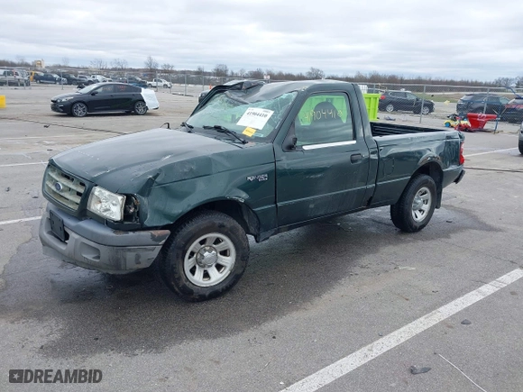 2003 Ford Ranger XL with VIN 1FTYR10U73PB39877, listed as a IAAI auction lot 41904410 with 190,588 mi miles. Bid and sale history available at carsss.com. Image 2.