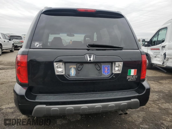 2005 Honda Pilot EX-L with VIN 2HKYF18545H520140, listed as a Copart auction lot 51583125 with 249,200 mi miles and Salvage Title. Bid and sale history available at carsss.com. Image 6.