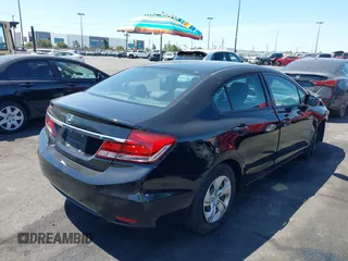 2013 Honda Civic LX with VIN 19XFB2F59DE277780, listed as a IAAI auction lot 42014724 with Not Provided miles and . Bid and sale history available at DreamBid. Image 4.
