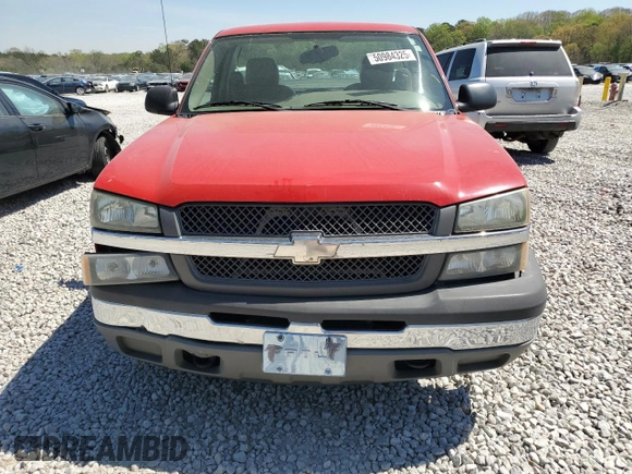 2005 Chevrolet Silverado 1500 Work Truck with VIN 1GCEC14X95Z128928, listed as a Copart auction lot 50984325 with 137,464 mi miles and Salvage Title. Bid and sale history available at carsss.com. Image 5.