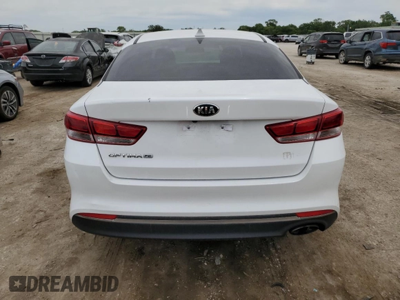 2018 Kia Optima S with VIN 5XXGT4L3XJG188402, listed as a Copart auction lot 57156235 with 107,169 mi miles and Salvage title. Bid and sale history available at DreamBid. Image 6.