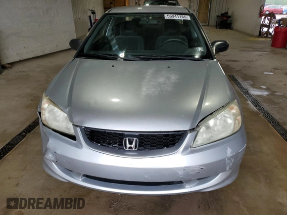2005 Honda Civic LX with VIN 1HGEM22515L055675, listed as a Copart auction lot 56941165 with 106,010 mi miles and Salvage Title. Bid and sale history available at DreamBid. Image 5.