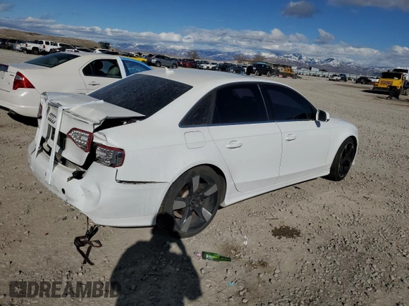 2011 Audi A4 2.0T Premium Plus with VIN WAUFFAFLXBN012126, listed as a Copart auction lot 46677645 with 0 mi miles and Salvage Title. Bid and sale history available at carsss.com. Image 3.