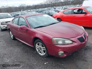 2006 Pontiac Grand Prix GT with VIN 2G2WR554661158367, listed as a IAAI auction lot 41577790 with 270,579 mi miles. Bid and sale history available at carsss.com. Image 1.
