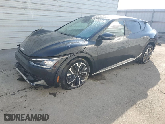 2023 Kia EV6 Wind with VIN KNDC34LA9P5111255, listed as a Copart auction lot 75493074 with 78,294 mi miles and Salvage Title. Bid and sale history available at carsss.com. Image 1.