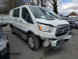 2018 Ford Transit with VIN 1FTYR1ZM1JKB16981, listed as a Copart auction lot 45949915 with 229,460 mi miles and Salvage title. Bid and sale history available at DreamBid. Image 4.