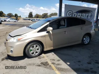2010 Toyota Prius II with VIN JTDKN3DUXA1111546, listed as a Copart auction lot 56607215 with 219,146 mi miles and Salvage Title. Bid and sale history available at DreamBid. Image 1.