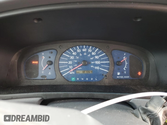 2002 Toyota Sienna CE with VIN 4T3ZF19C22U477486, listed as a Copart auction lot 51169555 with 187,964 mi miles and Salvage Title. Bid and sale history available at carsss.com. Image 9.