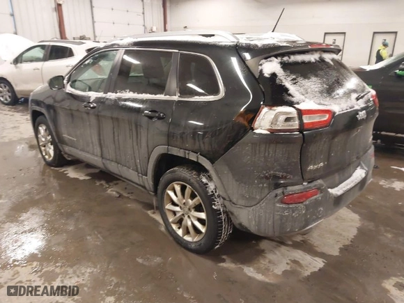 2014 Jeep Cherokee Limited with VIN 1C4PJMDS2EW277428, listed as a IAAI auction lot 41577040 with 157,508 mi miles. Bid and sale history available at carsss.com. Image 3.