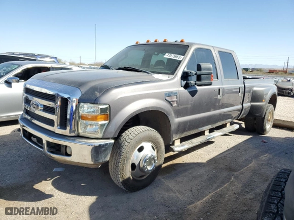 2008 Ford Super Duty F-350 DRW XL with VIN 1FTWW33R88EB33334, listed as a Copart auction lot 47575965 with 219,596 mi miles and Salvage Title. Bid and sale history available at carsss.com. Image 1.