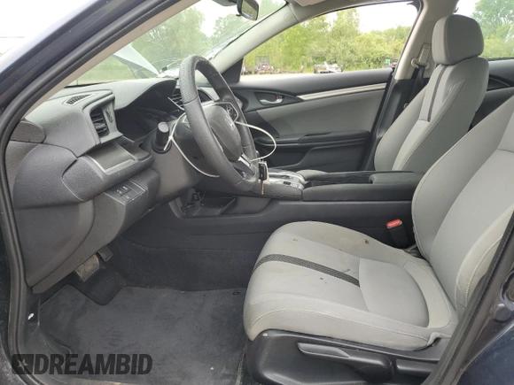 2020 Honda Civic LX with VIN 19XFC2F69LE025564, listed as a Copart auction lot 60811565 with 12,480 mi miles and Salvage title. Bid and sale history available at DreamBid. Image 7.